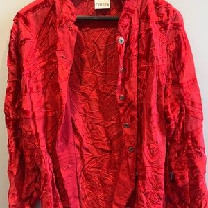 Chico’s embroidered top - 2